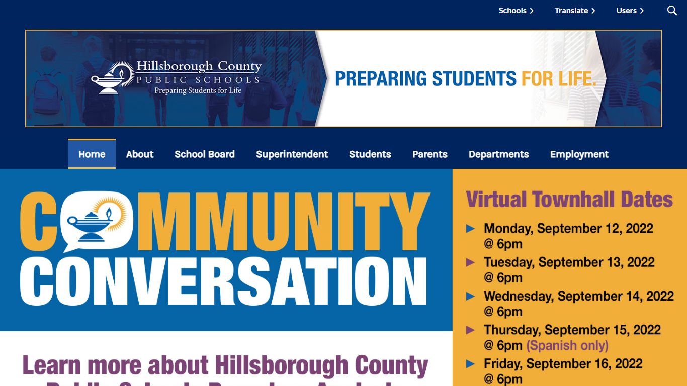 Hillsborough County Public Schools / Homepage